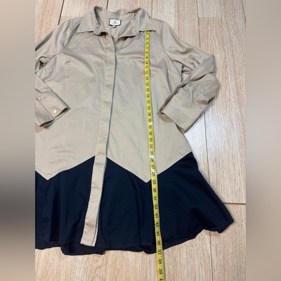 Tuckernuck Sand Roux Mini Long Sleeve Collared Dress - Picture 5 of 7